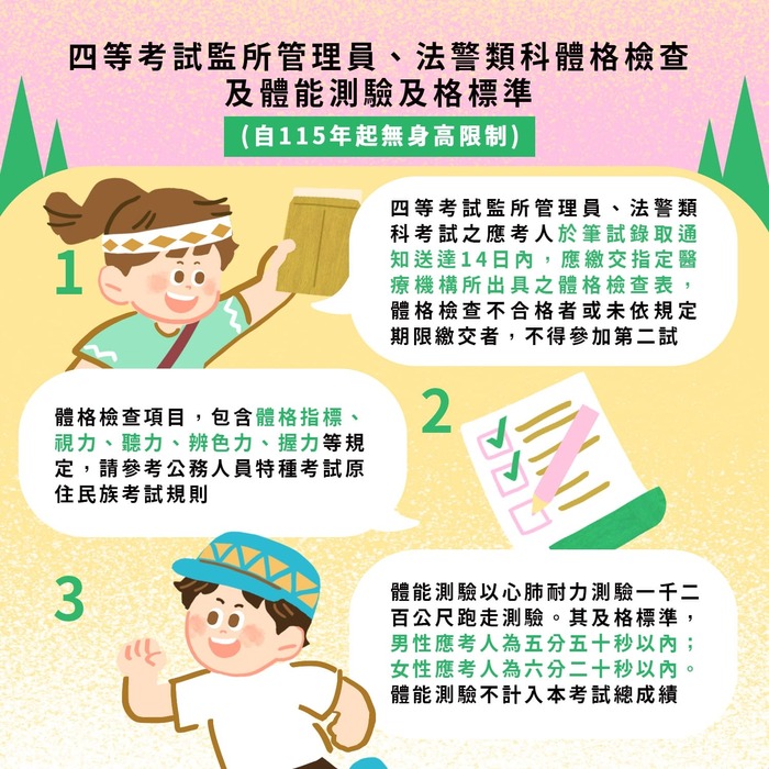 【轉知】考選部「原住民族特考懶人包」宣導資源，歡迎各位同學參考！圖片