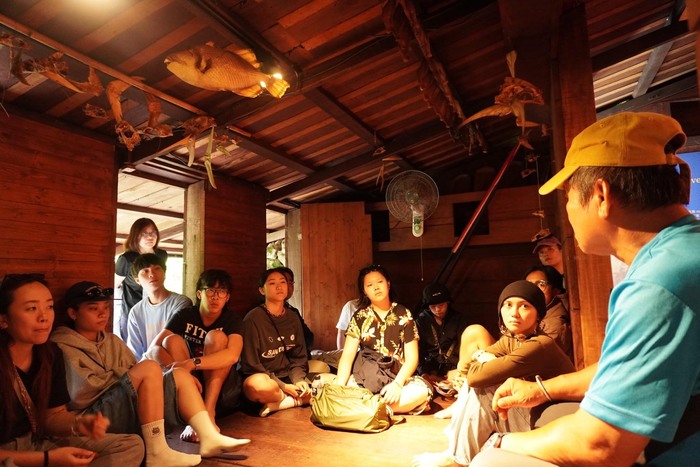 謝天賜老師講解傳統地下屋圖片